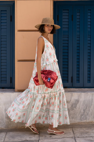 karavan clothing fashion spring summer 25 weekendwear victoria dress floral stitch