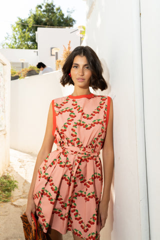 karavan clothing fashion spring summer 25 weekendwear matenia dress cherries 