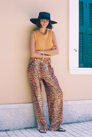 karavan clothing fashion spring summer 25 weekendwear lane trousers tiger