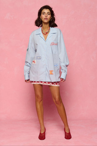 karavan clothing fashion spring summer 26 nai collection lela shirt ciel