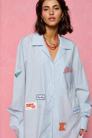 karavan clothing fashion spring summer 26 nai collection lela shirt ciel