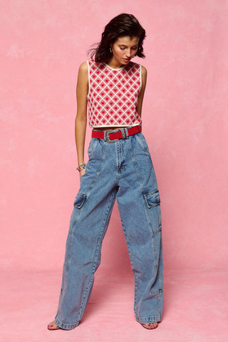 karavan clothing fashion spring summer 26 nai collection tara belt red leather