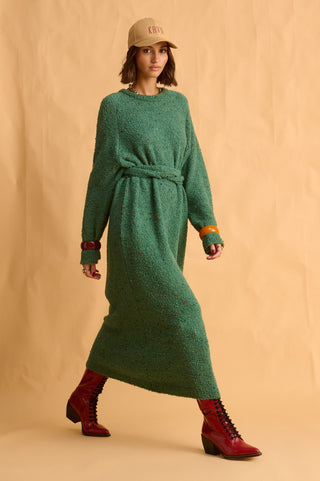karavan clothing fashion fall winter 25 homecoming collection lorena knitted dress mint
