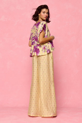 karavan clothing fashion spring summer 26 nai collection lorenza trousers polka lemon