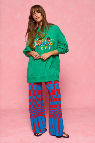 karavan clothing fashion spring summer 26 nai collection ophelia sweatshirt green