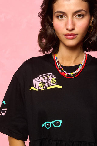 karavan clothing fashion spring summer 26 nai collection maggie mini dress black