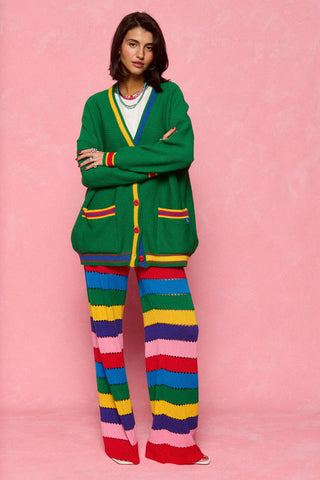 karavan clothing fashion spring summer 26 nai collection marianne knitted gardigan green