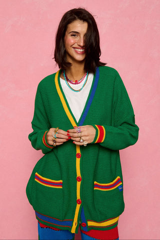 karavan clothing fashion spring summer 26 nai collection marianne knitted gardigan green