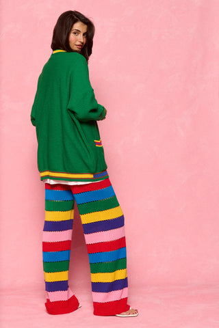 karavan clothing fashion spring summer 26 nai collection marianne knitted gardigan green