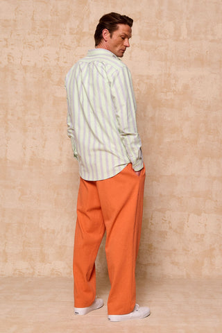 karavan clothing fashion spring summer 26 men nai collection bruce shirt mint stripes