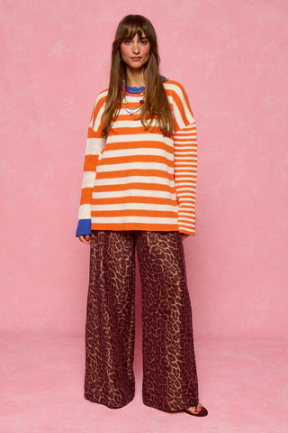 karavan clothing fashion spring summer 26 nai collection adriana trousers leopard