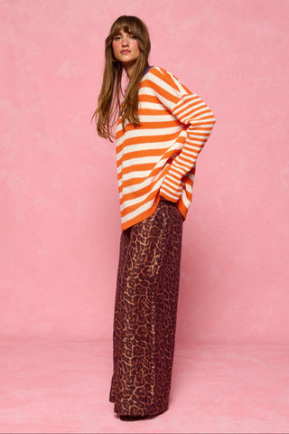 karavan clothing fashion spring summer 26 nai collection adriana trousers leopard