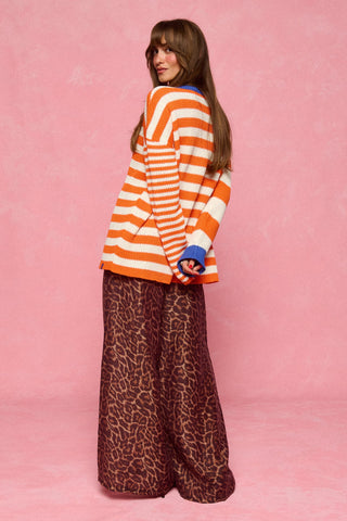 karavan clothing fashion spring summer 26 nai collection adriana trousers leopard