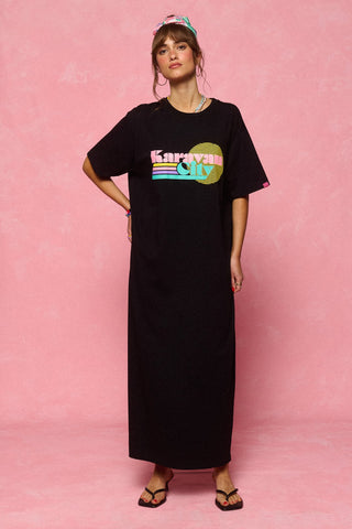 karavan clothing fashion spring summer 26 nai collection maru dress city black