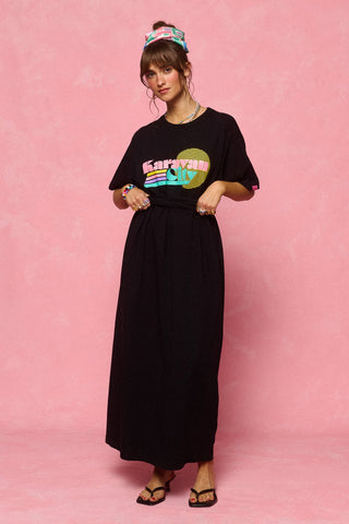 karavan clothing fashion spring summer 26 nai collection maru dress city black