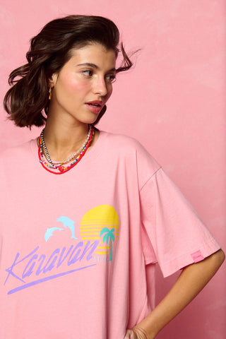 karavan clothing fashion spring summer 26 nai collection maru dress candy pink