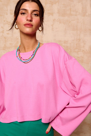 karavan clothing fashion krvn spring summer 26 nai collection avery crop top pink