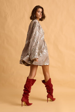 karavan clothing fashion fall winter 25 krvn homecoming collection robin kimono beige