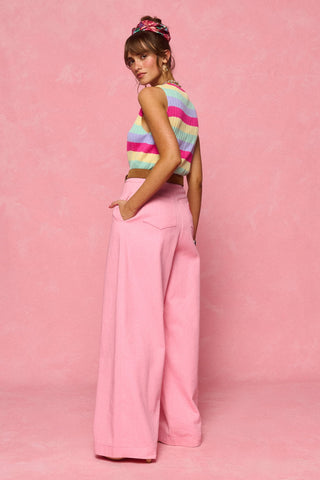 karavan clothing fashion spring summer 26 nai collection maisie knitted top multicolor stripes