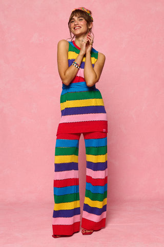 karavan clothing fashion spring summer 26 nai collection audrey knitted top multicolor stripes