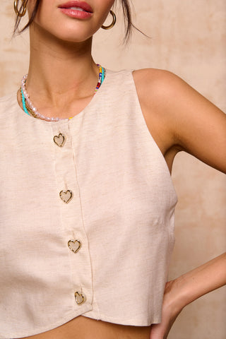 karavan clothing fashion krvn spring summer 26 nai collection callisto top beige