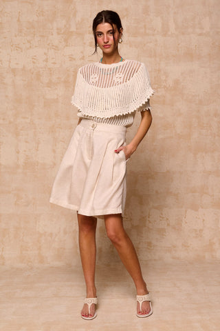 karavan clothing fashion spring summer 26 krvn nai collection mirriam knitted top ivory