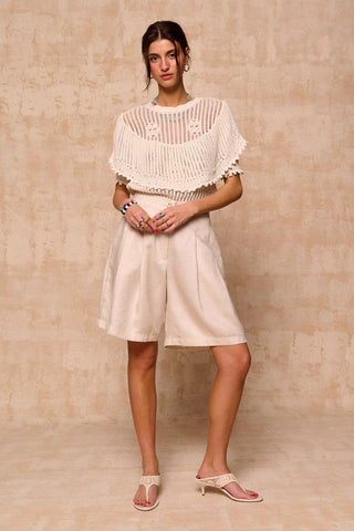 karavan clothing fashion spring summer 26 krvn nai collection mirriam knitted top ivory