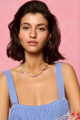 Beads Necklace (Pearl)