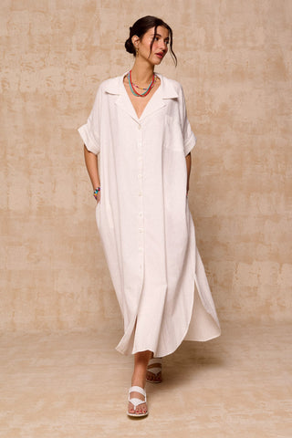 karavan clothing fashion spring summer 26 krvn nai collection nicole dress white