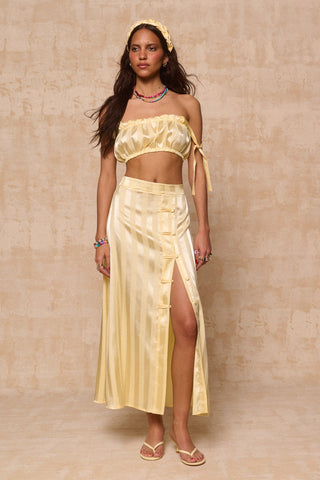 karavan clothing fashion krvn spring summer 26 nai collection noemia skirt lemon yellow