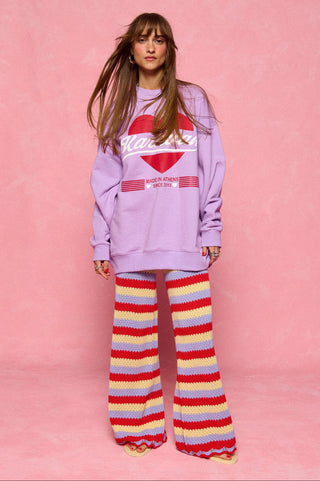 karavan clothing fashion spring summer 26 nai collection ophelia sweatshirt lilac