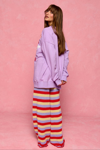 karavan clothing fashion spring summer 26 nai collection ophelia sweatshirt lilac