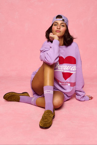 karavan clothing fashion spring summer 26 nai collection ophelia sweatshirt lilac