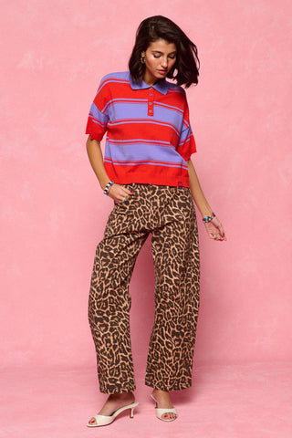 karavan clothing fashion spring summer 26 nai collection philippa trousers leopard