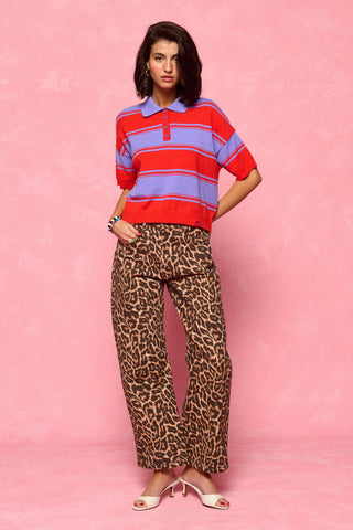 karavan clothing fashion spring summer 26 nai collection lorette knitted cropped top purple coral