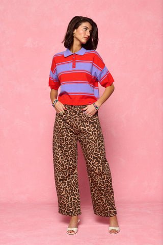 karavan clothing fashion spring summer 26 nai collection philippa trousers leopard