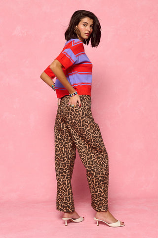 karavan clothing fashion spring summer 26 nai collection philippa trousers leopard