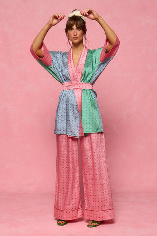 karavan clothing fashion planet homeware spring summer 26 nai collection kimono meander pink