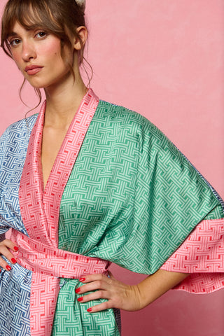karavan clothing fashion planet homeware spring summer 26 nai collection kimono meander pink