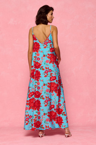 karavan clothing fashion spring summer 26 nai collection priscilla dress floral turquoise