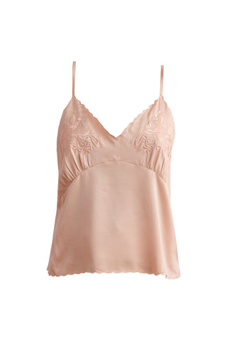 karavan clothing fashion spring summer 24 that moment homeware sleepware satin pyjamas top nude