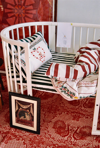 karavan clothing fashion fall winter 25 homecoming rookies collection baby duvet cover christmas red stripes