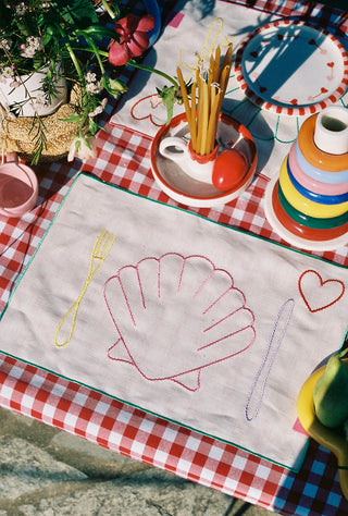 Shell Placemat (Mint)