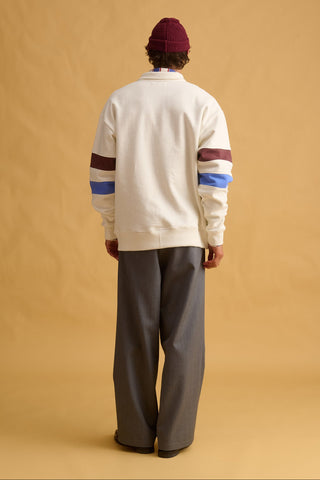 karavan clothing fashion fall winter 25 homecoming men collection pedro sweatshirt ivory