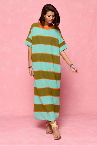 karavan clothing fashion spring summer 26 nai collection rooney knitted dress khaki mint