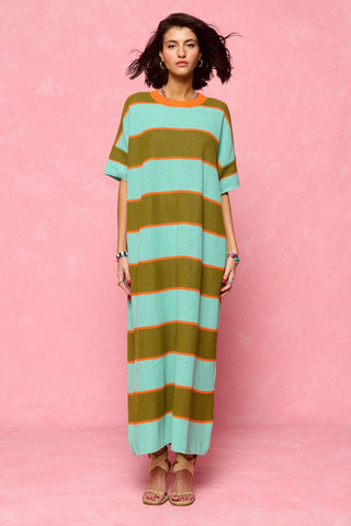 karavan clothing fashion spring summer 26 nai collection rooney knitted dress khaki mint