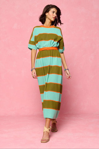 karavan clothing fashion spring summer 26 nai collection rooney knitted dress khaki mint