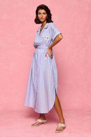 karavan clothing fashion spring summer 26 nai collection roxana dress ciel