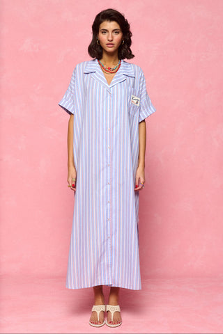 karavan clothing fashion spring summer 26 nai collection roxana dress ciel