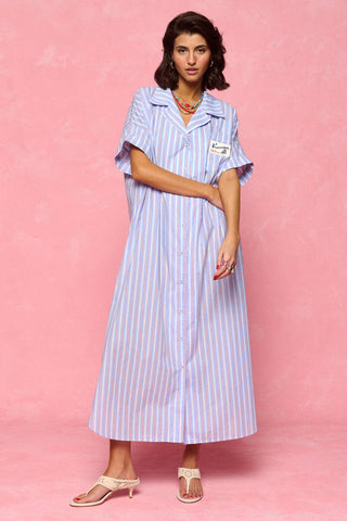 karavan clothing fashion spring summer 26 nai collection roxana dress ciel